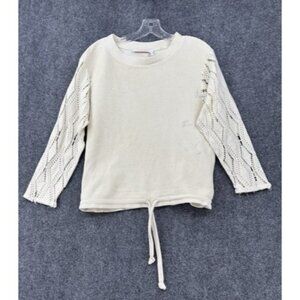See By Chloe Women’s S Lace Sleeve Jumper Sweater Via Off White Boho